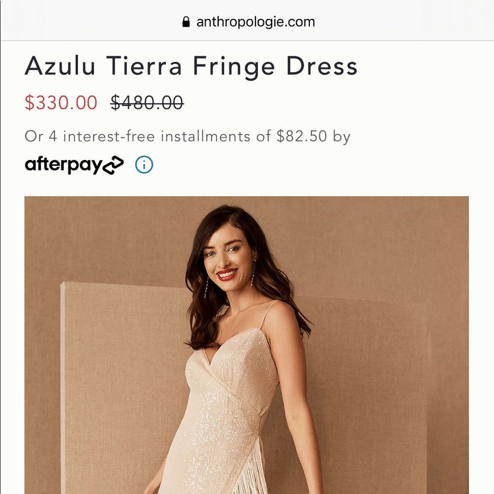 Azulu Tierra Fringe Dress size XS